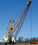 Coremo aftermarket brakes help users of draglines like this to limit stoppages